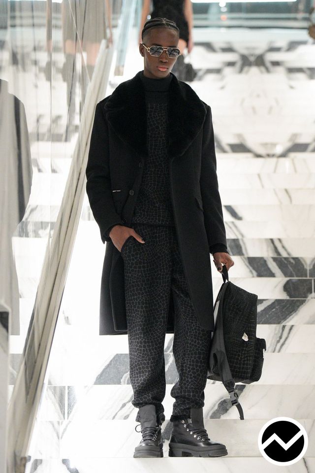 Philipp Plein, FW26 menswear, Fleece, look 45