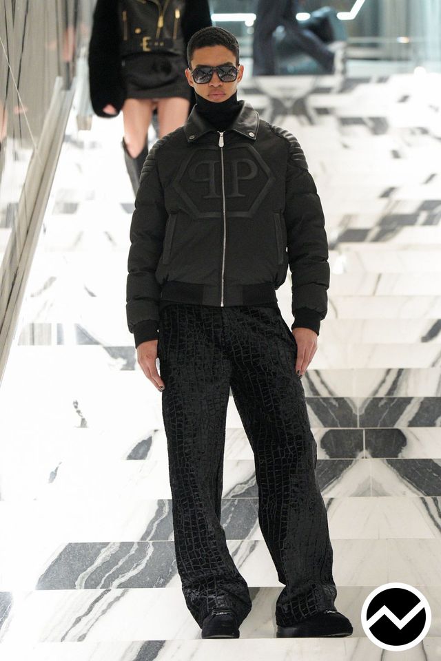 Philipp Plein, FW26 menswear, Bomber, look 52