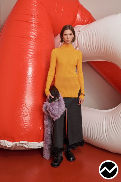Plan C, FW26 womenswear, Longline Sweater, look 18