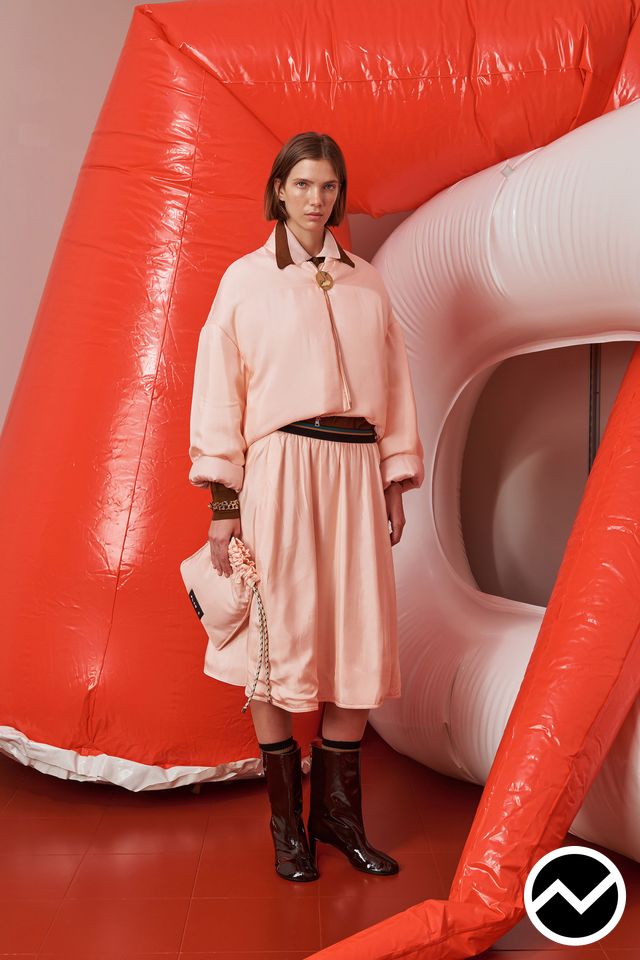 Plan C, FW26 womenswear, Salmon, look 22
