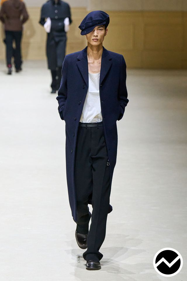 Prada, FW26 menswear, Midnight Blue, look 50