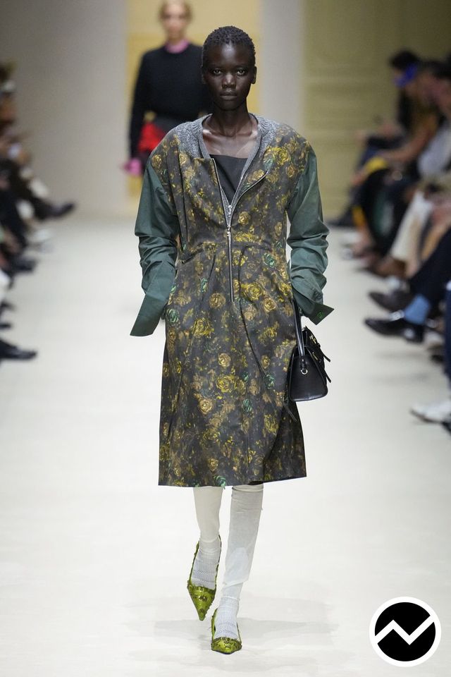 Prada, FW26 womenswear, Zip Up Coat, look 20