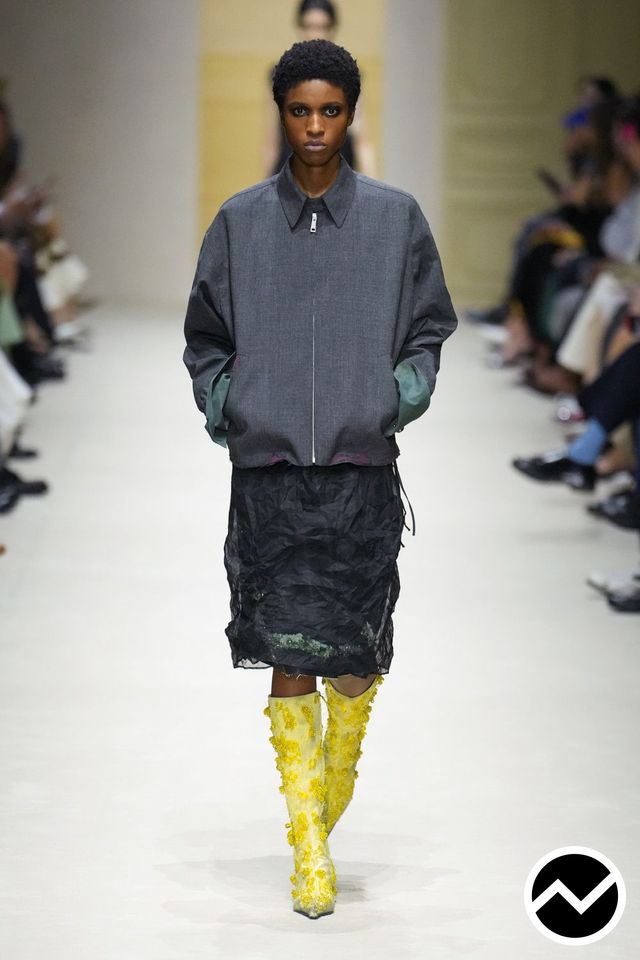 Prada, FW26 womenswear, Zip Up Sweatshirt, look 41