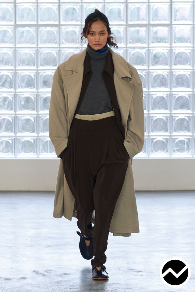 Pronounce, FW26 menswear, Taupe, look 9