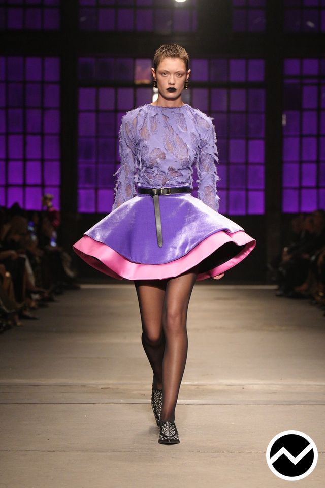 Roberto Cavalli, FW26 womenswear, Twilight Purple, look 39