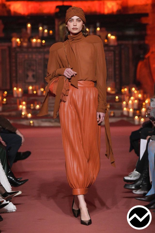 Rowen Rose, FW26 womenswear, Brick Red, look 7