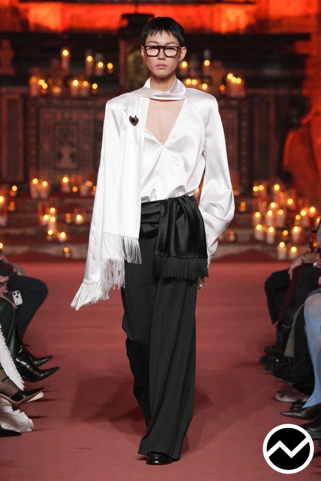 Rowen Rose, FW26 womenswear, White, look 54