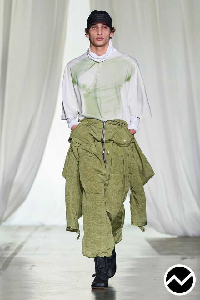 Saul Nash FW26 menswear, look 1