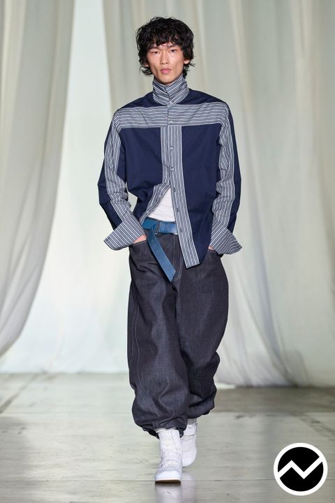 Saul Nash, FW26 menswear, Powder Blue, look 3