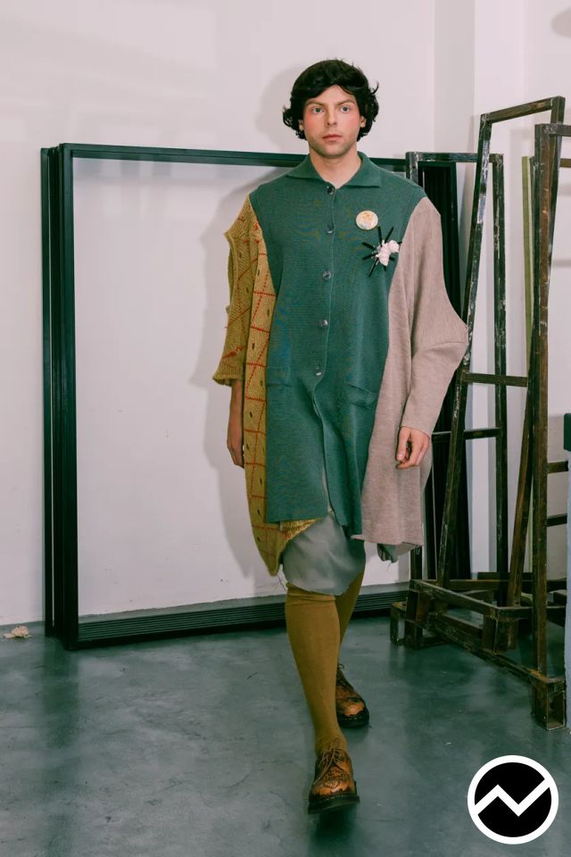 Simon Cracker, FW26 menswear, Bronze, look 7