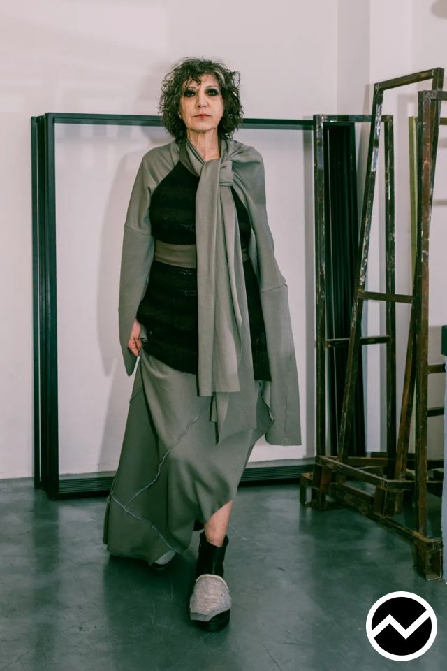 Simon Cracker, FW26 womenswear, Asymmetric Hem Skirts, look 30