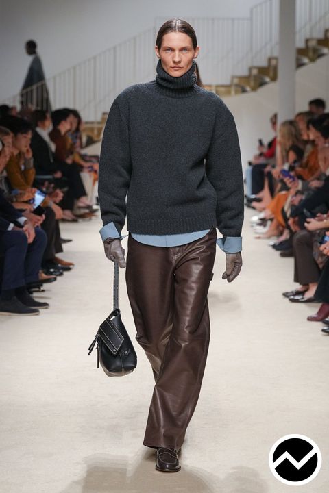 Tod's, FW26 menswear, Curved Shirts, look 15