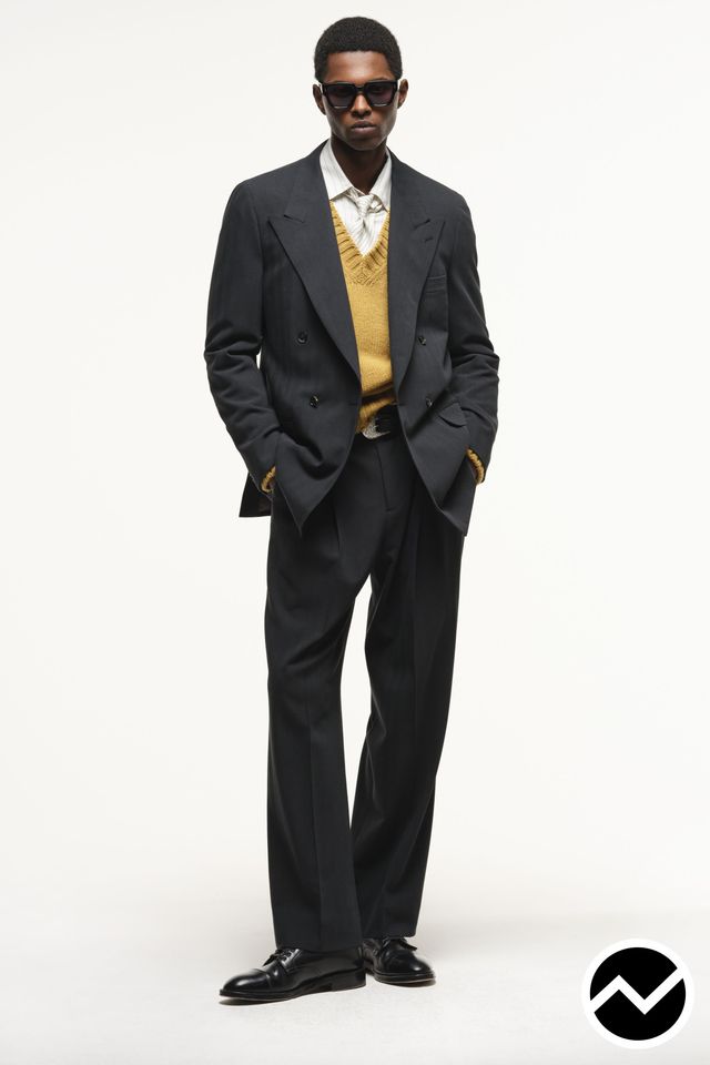 Umit Benan FW26 menswear, look 1