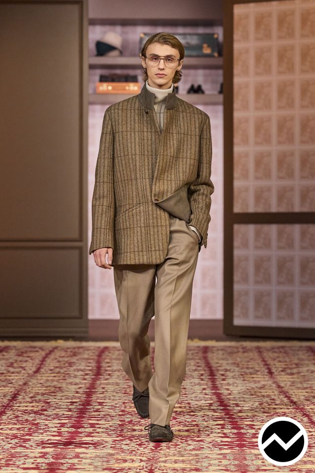 Zegna FW26 menswear, look 1