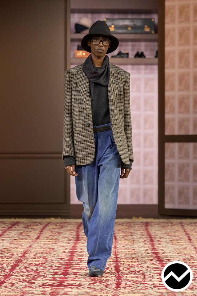 Zegna, FW26 menswear, Wide Leg Jeans, look 14
