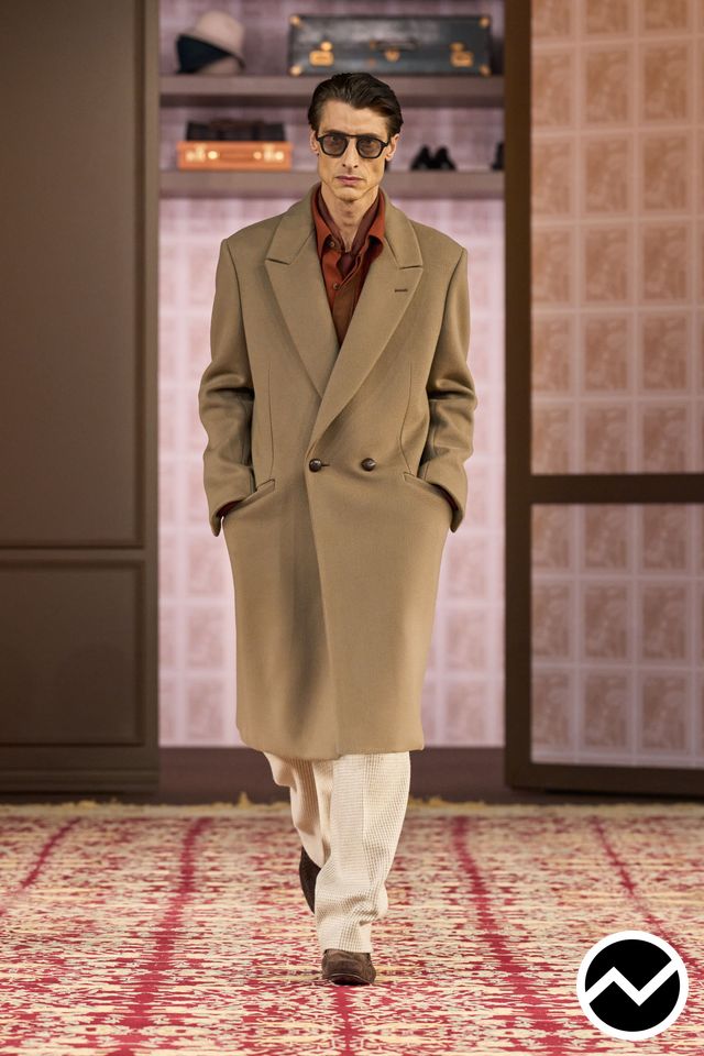 Zegna, FW26 menswear, Maxi Coat, look 18