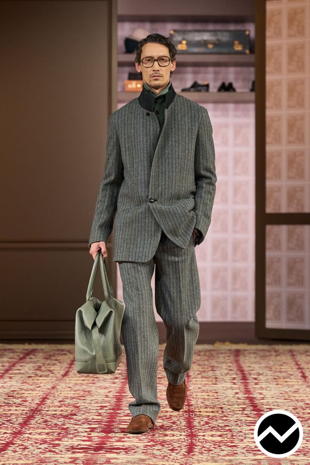 Zegna, FW26 menswear, Twill, look 28