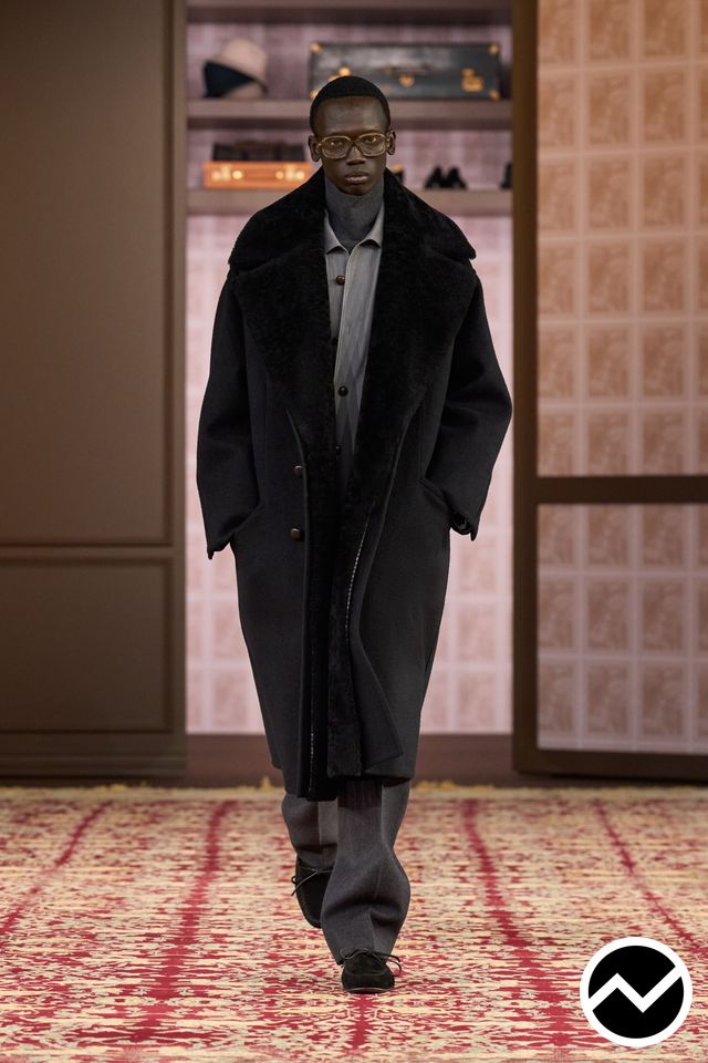 Zegna, FW26 menswear, Overcoat, look 51