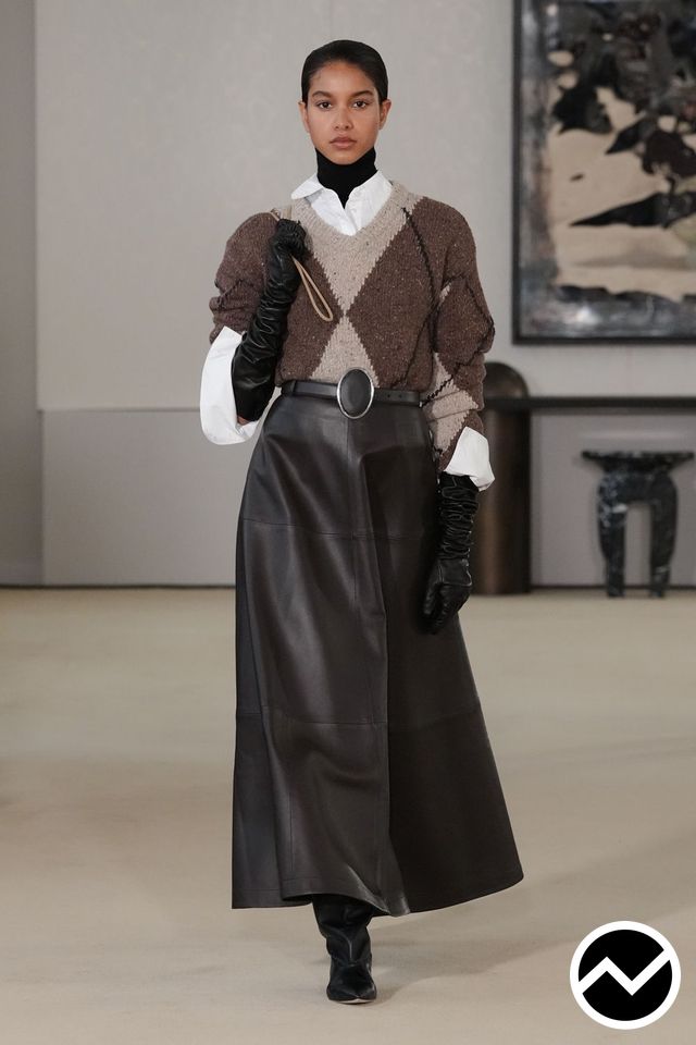 Altuzarra, FW26 womenswear, Belted Skirts, look 6