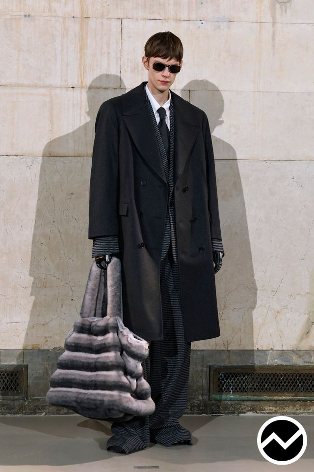 Awge, FW26 menswear, Drop Shoulder Coat, look 4