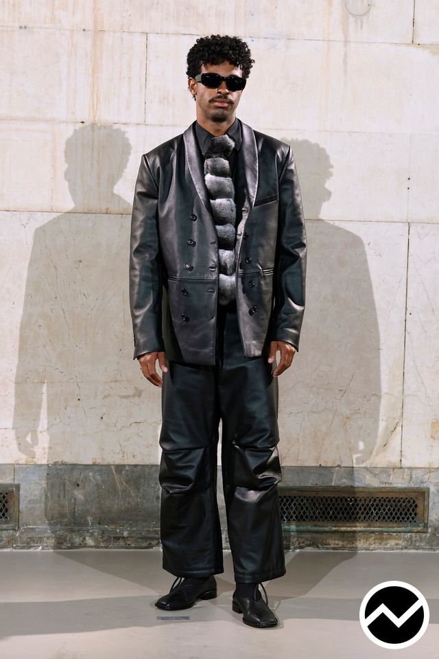 Awge, FW26 menswear, Black, look 5