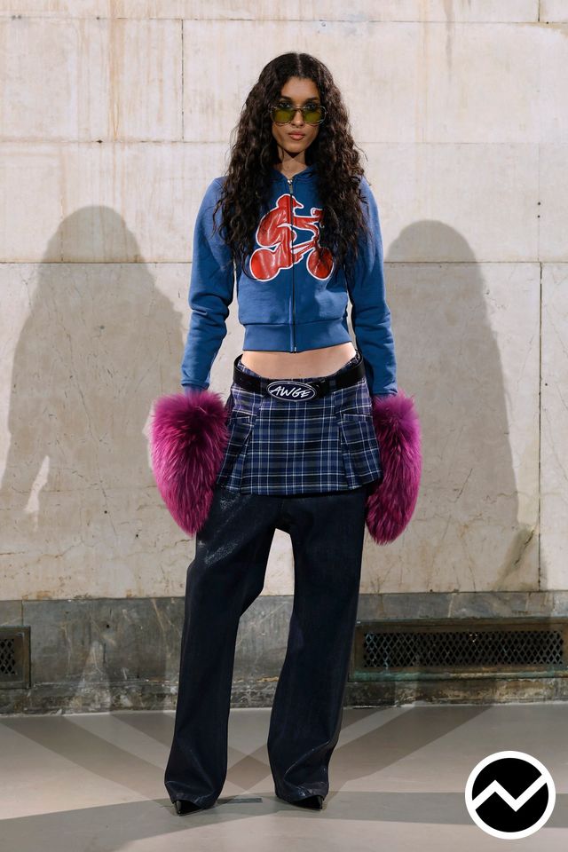 Awge, FW26 womenswear, Zip Up Sweatshirt, look 20