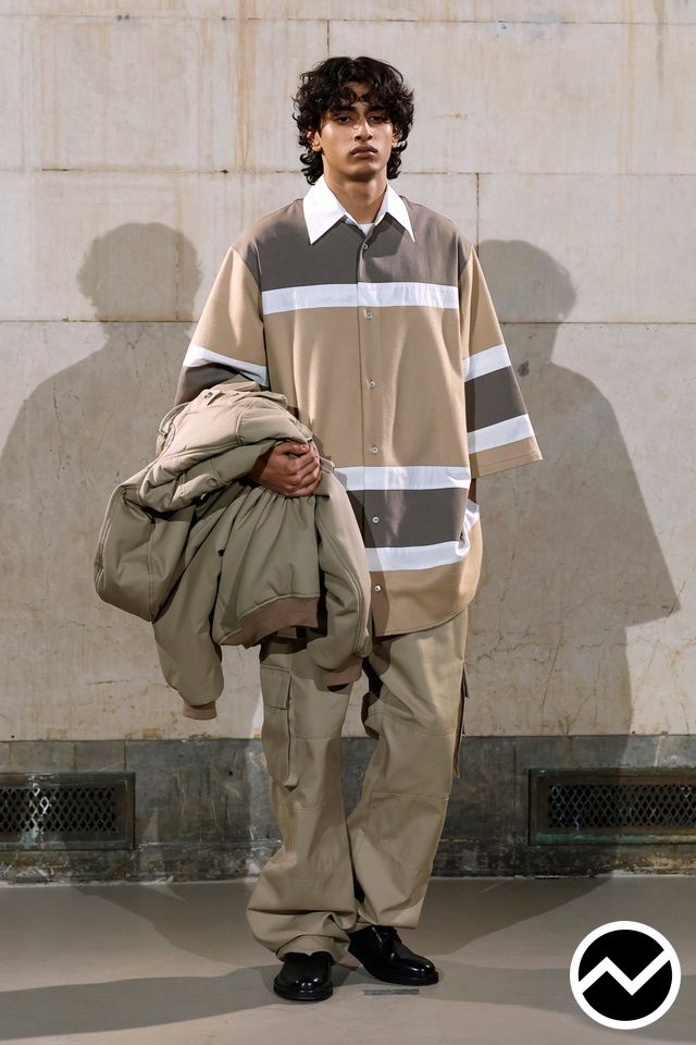 Awge, FW26 menswear, Parachute, look 27