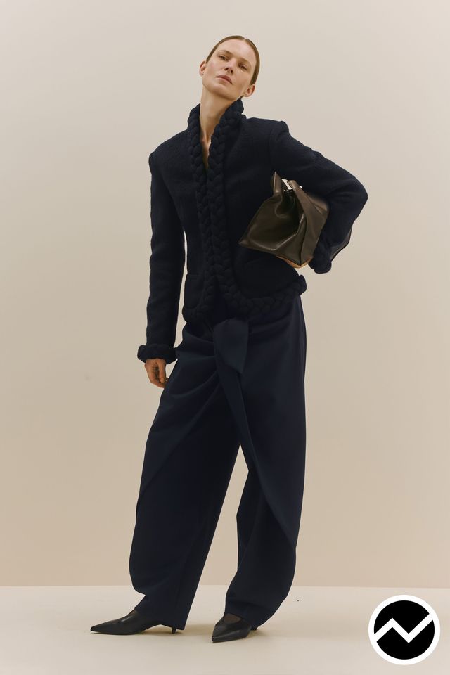 Bevza, FW26 womenswear, Wide Leg Pants, look 12