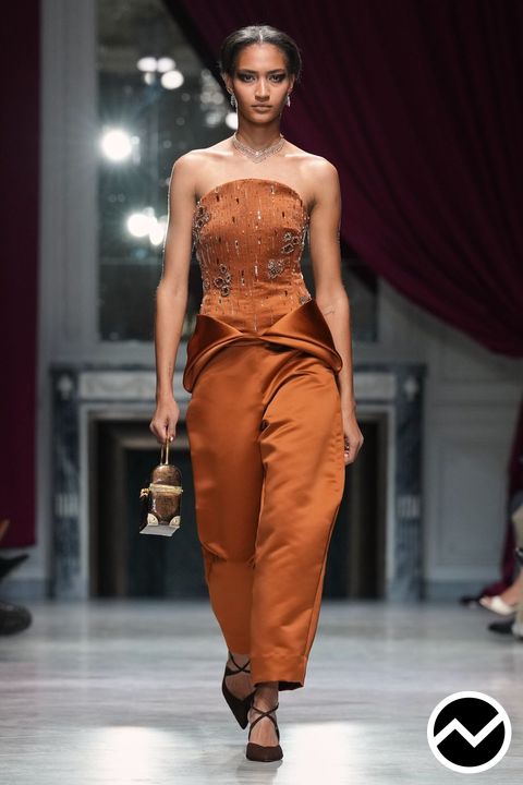 Bibhu Mohapatra, FW26 womenswear, Terra Cotta, look 19
