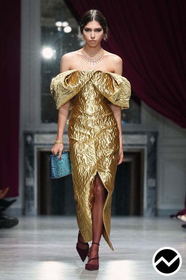 Bibhu Mohapatra, FW26 womenswear, Butter Yellow, look 25