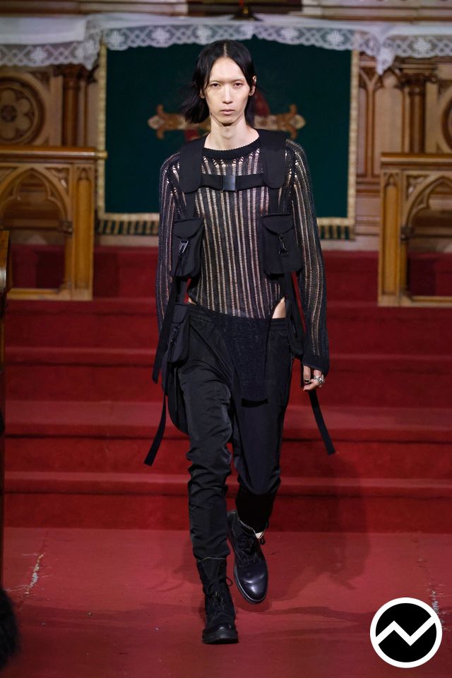 Boy London, FW26 menswear, Striped, look 26