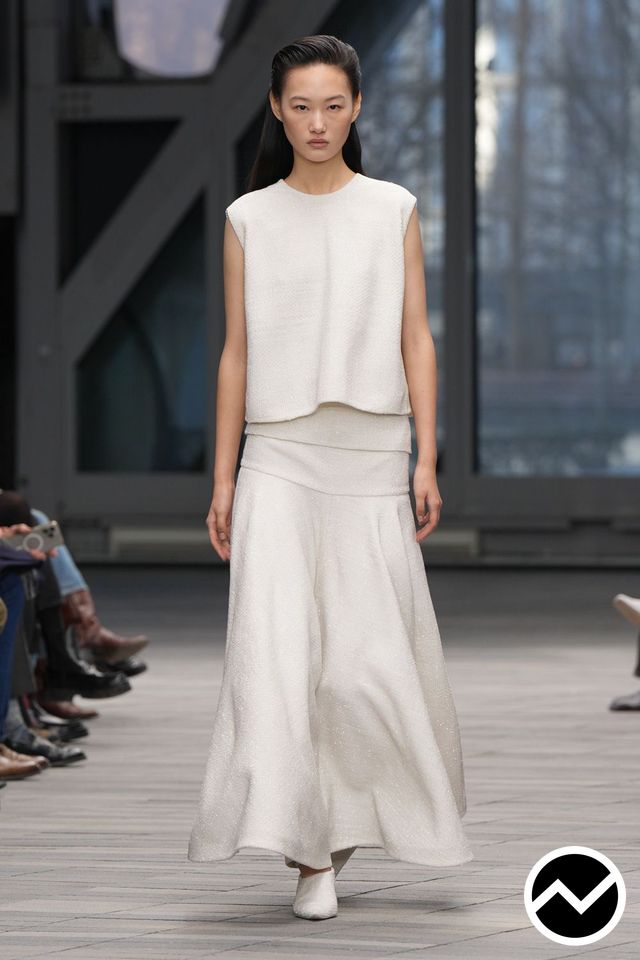 Calvin Klein Collection, FW26 womenswear, High-Rise Skirts, look 4