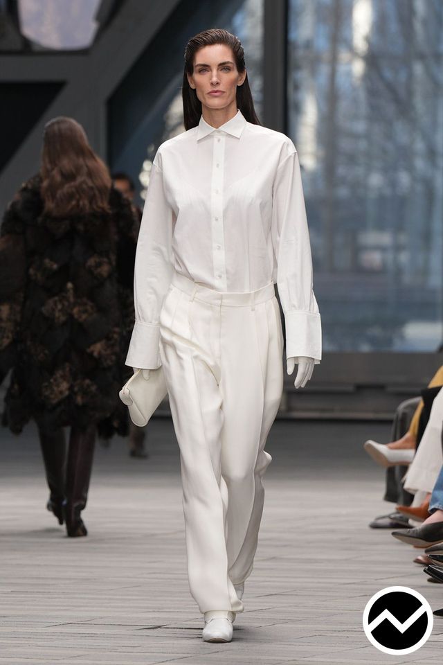 Calvin Klein Collection, FW26 womenswear, White, look 27