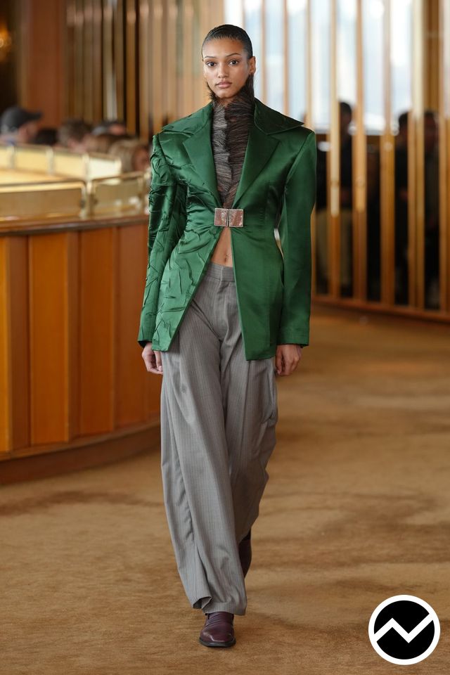 Campillo, FW26 womenswear, Pine Green, look 16