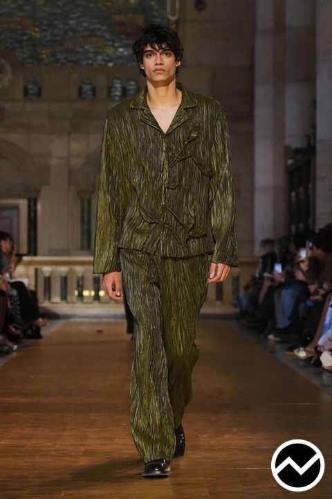 Cult Gaia, FW26 menswear, Botanical Green, look 14