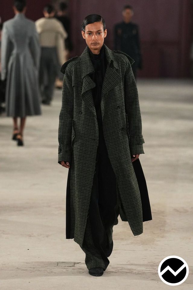 Diotima, FW26 menswear, Double Breasted Coat, look 11