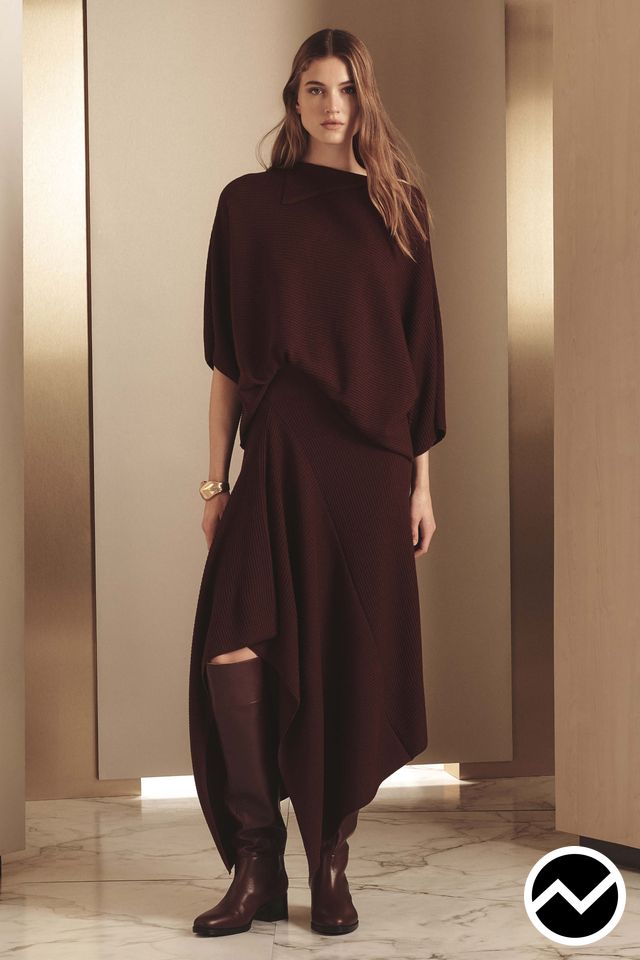 Donna Karan, FW26 womenswear, High Neckline Dress, look 2
