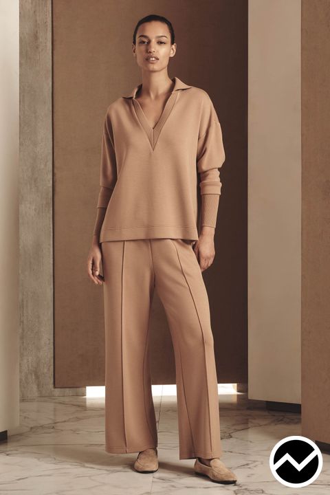 Donna Karan, FW26 womenswear, Polo Sweatshirt, look 40