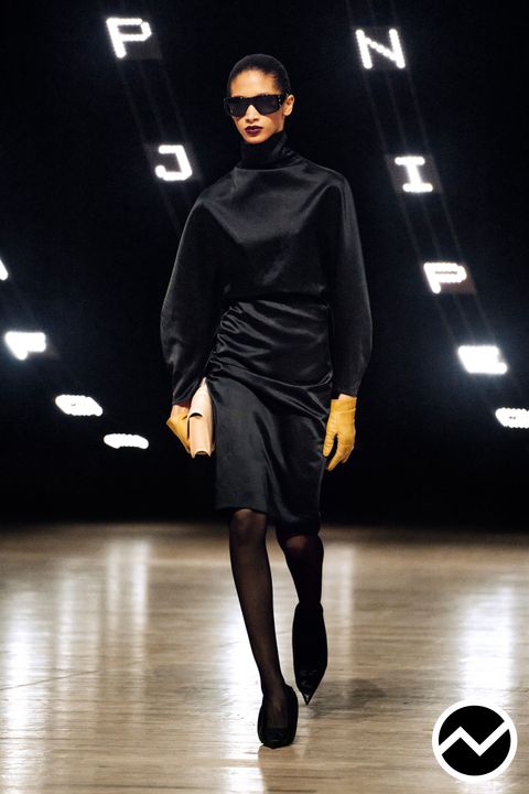 Khaite, FW26 womenswear, Blouson Sleeve Dress, look 38