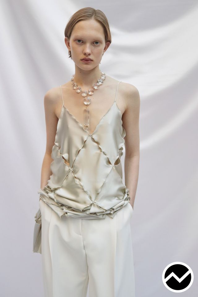 Marina Moscone, FW26 womenswear, Single Pleated Pants, look 17