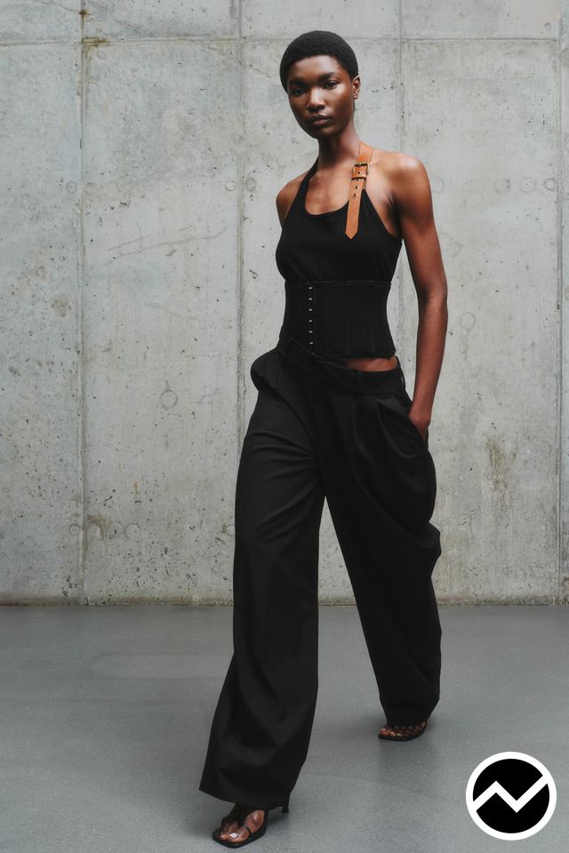 Monse, FW26 womenswear, Corset Top, look 27
