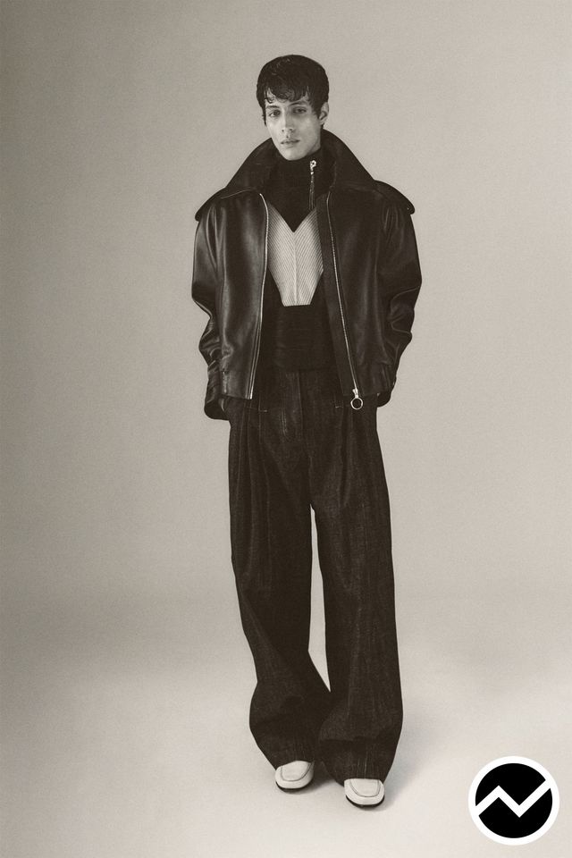 Palomo Spain, FW26 menswear, High-Rise Jeans, look 18