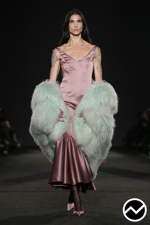 Prabal Gurung, FW26 womenswear, Dusty Rose, look 28