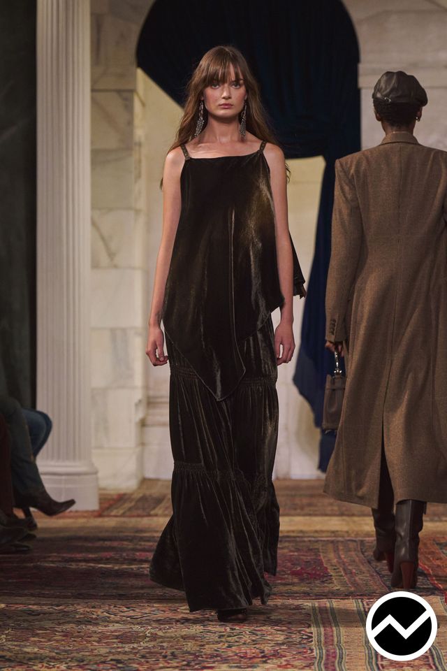 Ralph Lauren, FW26 womenswear, Velvet, look 9