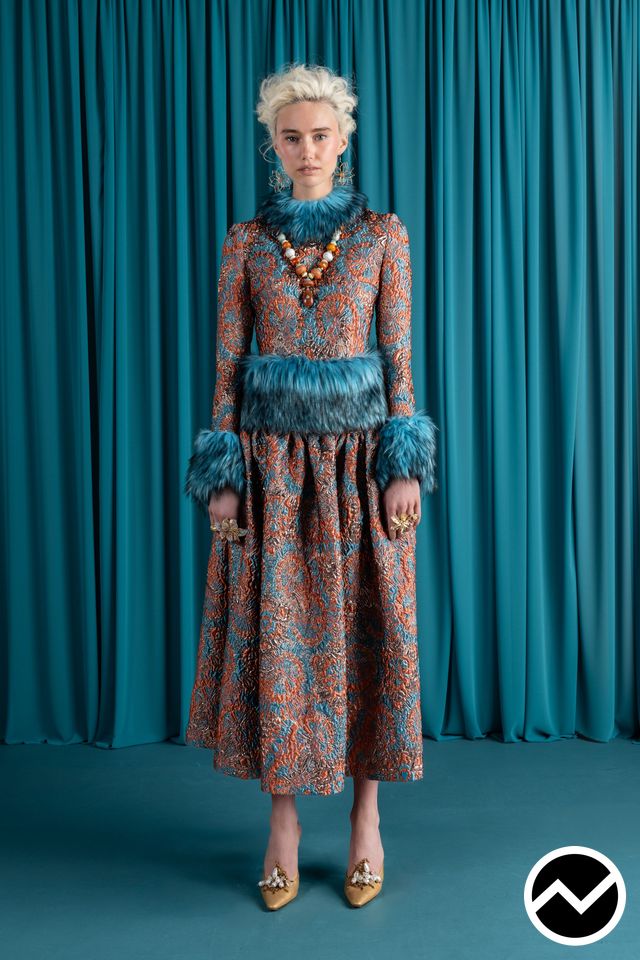 Reem Acra FW26 womenswear, look 1