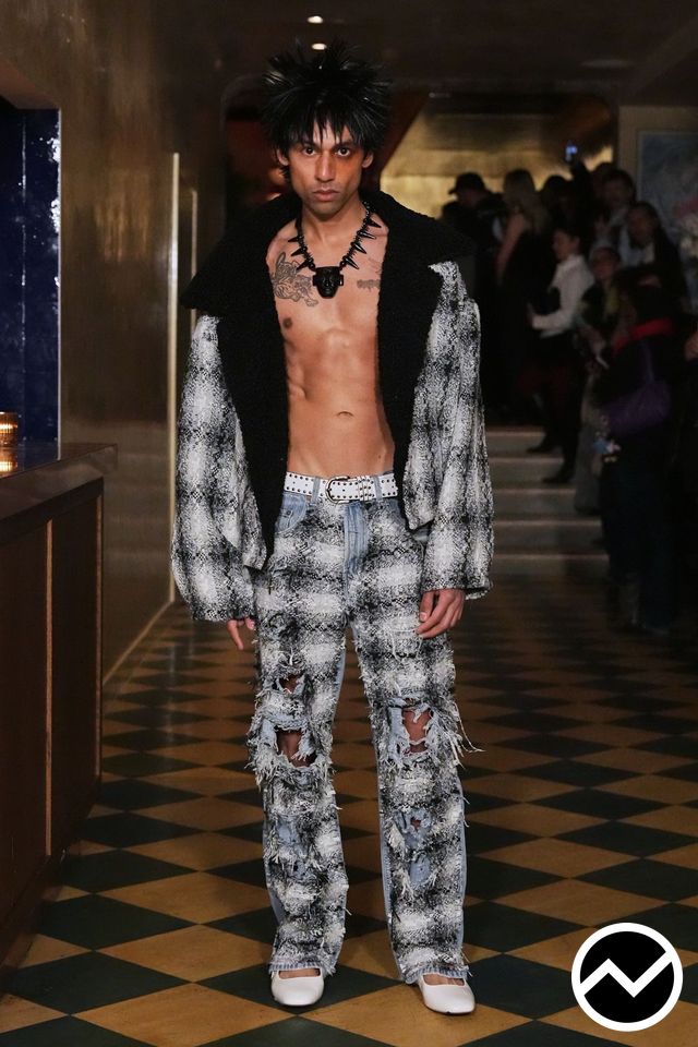 Rio FW26 menswear, look 1