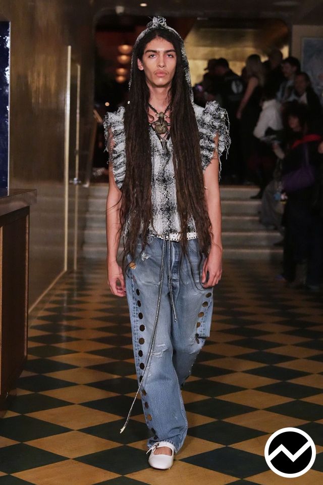 Rio, FW26 menswear, Frayed Jeans, look 3