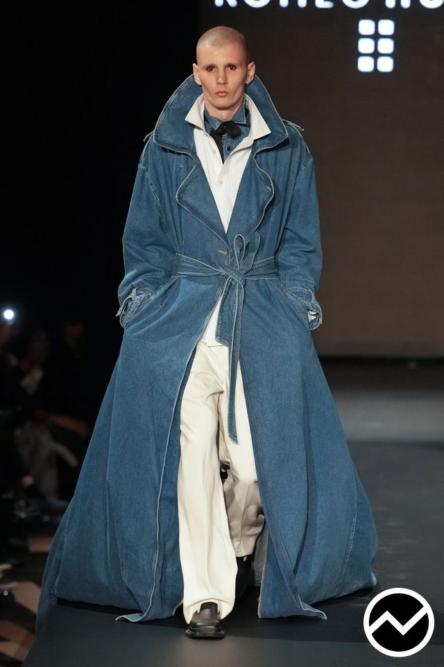 Romeo Hunte, FW26 menswear, Maxi Coat, look 10