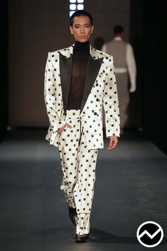 Romeo Hunte, FW26 menswear, Double Breasted Jacket, look 21