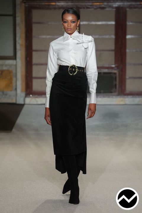 Sergio Hudson, FW26 womenswear, High-Rise Skirts, look 14